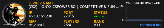 [CS2] 么 ONYX.CSPOWER.RO | COMPETITIVE & FUN | SKINS | KNIFES
