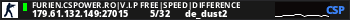 FURIEN.CSPOWER.RO|V.I.P Free|Speed|Difference
