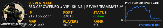 RED.CSPOWER.RO # VIP - SKINS | REVIVE TEAMMATE SYSTEM