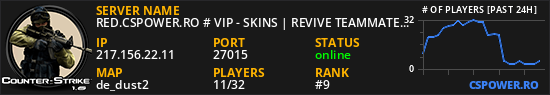 RED.CSPOWER.RO # VIP - SKINS | REVIVE TEAMMATE SYSTEM