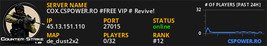 COX.CSPOWER.RO #FREE VIP # Revive!
