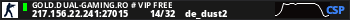 GOLD.DUAL-GAMING.RO # VIP FREE