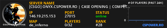 [CSGO] ONYX.CSPOWER.RO | CASE OPENING | COMPETITIVE & FUN