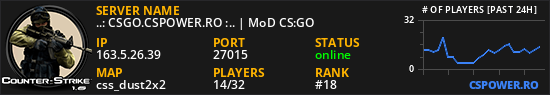 ..: CSGO.CSPOWER.RO :.. | MoD CS:GO