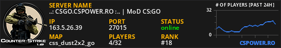 ..: CSGO.CSPOWER.RO :.. | MoD CS:GO