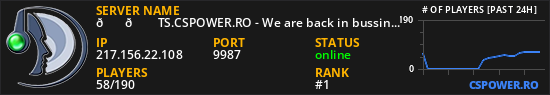 💗😈 TS.CSPOWER.RO - We are back in bussines !😈💗