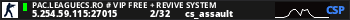 PAC.LEAGUECS.RO # VIP FREE + REVIVE SYSTEM