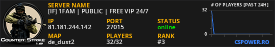 [IF] 1FAM | PUBLIC | FREE VIP 24/7